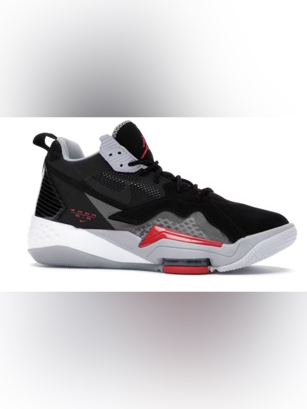 Nike Air Jordan Zoom 92 Black-Red-Sky Grey "Black Cement" US Size 12 CK9183-001